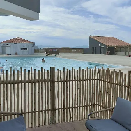 T2 - Terrasse, Piscine, Parking - Fr-1-195-106 * Le Barcarès