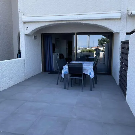 T2 - Terrasse, Piscine, Parking - Fr-1-195-106 * Le Barcarès