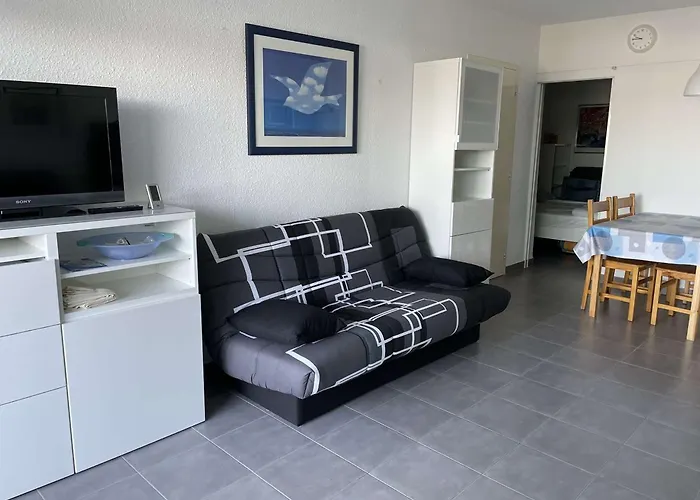T2 - Terrasse, Piscine, Parking - Fr-1-195-106 Appartement Le Barcarès