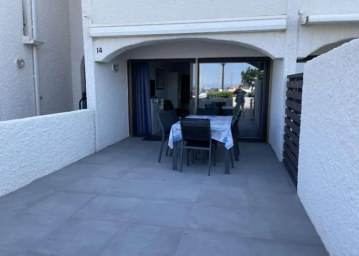 T2 - Terrasse, Piscine, Parking - Fr-1-195-106 * Le Barcarès